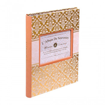 ナカバヤシ　ウィンドウカバーアルバムL80-エレガント-ピンク　ア-FTPW-L-204-P