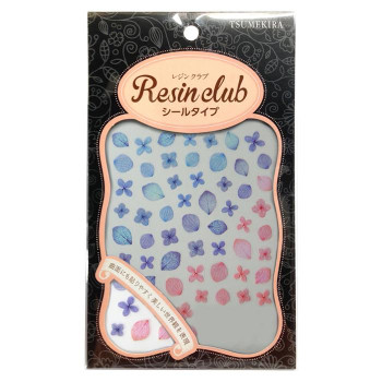 レジンクラブ レジンシール 紫陽花2 (両面印刷) RC-AJI-102