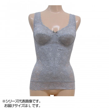 TAMURA Yauco 総レース多機能ボディシェーパー TYP90 パウダーグレー L-TYP90-224-L