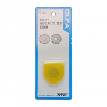 OLFA(オルファ) ロータリーカッター用替刃 SS 18mm 2枚入 RB18-2 03-341