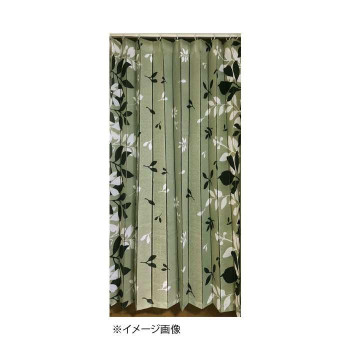 アコーディオン間仕切り約140×170cm リーフGR M5362