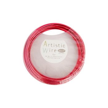 Artistic Wire(アーティスティックワイヤー) カラーアルミ線 アカ 3.0mm×10m