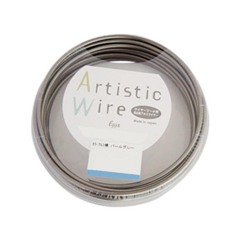 Artistic Wire(アーティスティックワイヤー) カラーアルミ線 パールグレー 2.0mm×10m