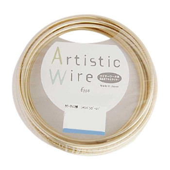 Artistic Wire(アーティスティックワイヤー) カラーアルミ線 シャンパンゴールド 2.5mm×10m