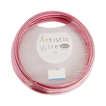 Artistic Wire(アーティスティックワイヤー) カラーアルミ線 ピンク 2.0mm×10m
