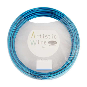 Artistic Wire(アーティスティックワイヤー) カラーアルミ線 ブルー 1.0mm×10m