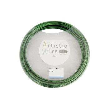 Artistic Wire(アーティスティックワイヤー) カラーアルミ線 グリーン 1.5mm×10m