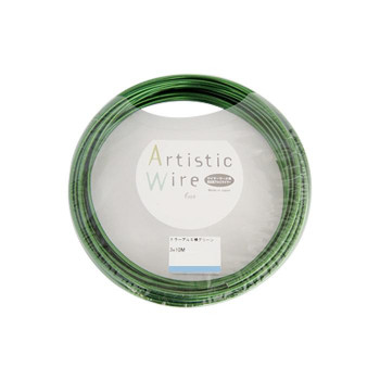 Artistic Wire(アーティスティックワイヤー) カラーアルミ線 グリーン 2.5mm×10m