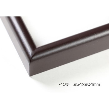 デッサン額　木製フレーム　桜カマボコ　セピア　インチ254×204　アクリル