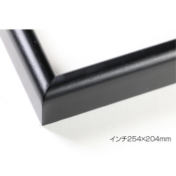 デッサン額　木製フレーム　桜カマボコ　ブラック　インチ254×204　アクリル