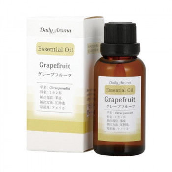 デイリーアロマジャパン　エッセンシャルオイル　グレープフルーツ　30ml　33656