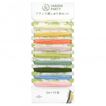 オリムパス GARDEN PARTY フランス刺しゅう糸セット ハーブ GP-C3