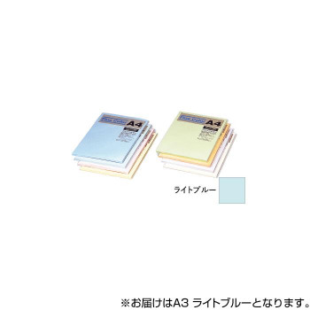 オストリッチダイヤ ニューファインカラーPPC用紙 A3 ライトブルー 500枚入 FRB5-A3