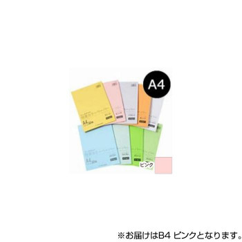 オストリッチダイヤ リッチライト 厚口カラーペーパー B4 ピンク 50枚パック入 HC-B46