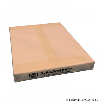 オストリッチダイヤ リッチライト マルチカラー B4 250枚/冊 6冊入1箱 MC-06