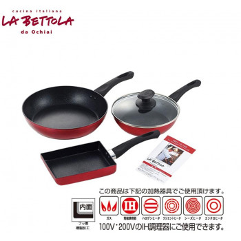 「落合 務」IH対応マーブルフライパンセット LB-165