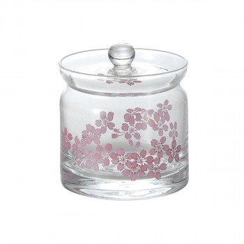 蓋つきポット　吉野桜　46P090