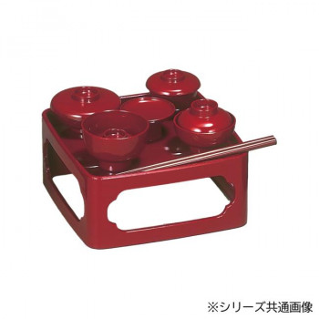 仏膳 8.0寸 朱 4307800800011
