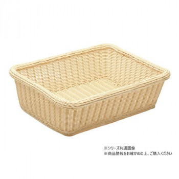 萬洋(まんよう) 樹脂脱衣かご 小 ステンレス枠付 91-013A