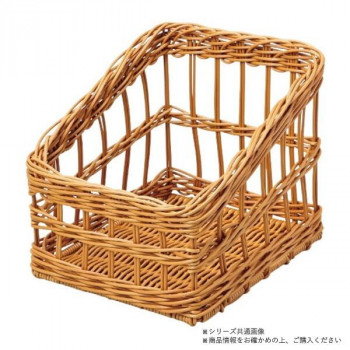 萬洋(まんよう) 樹脂フランスパンスタンド角(茶・大) 91-107B