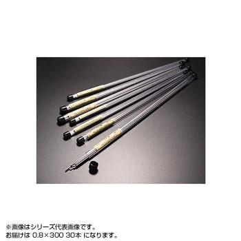ピアノ線 塩ビ管入り 0.8×300 (30本入り)