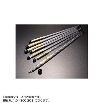 ピアノ線 塩ビ管入り 1.0×300 (20本入り)