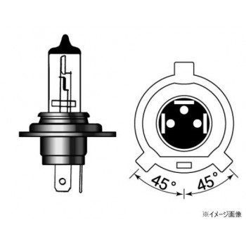 M&Hマツシマ ハロゲンバルブ(1個) HS1/H4 12v35/35w ホワイトゴースト 16AH GH