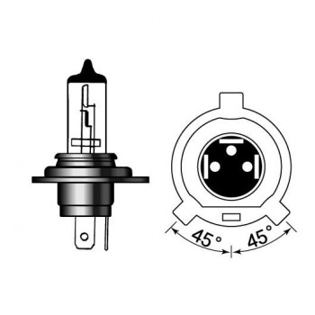 M&Hマツシマ ハロゲンバルブ(1個) HS1/H4 12v45/45w イエローヴィーナス 16BH VN