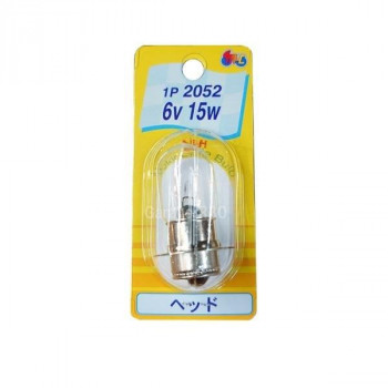 M&Hマツシマ 白熱電球(1個入) 6v15w T19 P15S25-1 1P2052