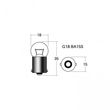 M&Hマツシマ 白熱電球(1個入) 6v8w G18 BA15S オレンジ 1P5007 OR