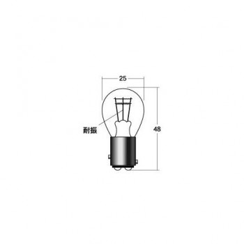 M＆Hマツシマ 白熱電球(2個入) 12v18/5w HD S25 BAY15D  A3404H