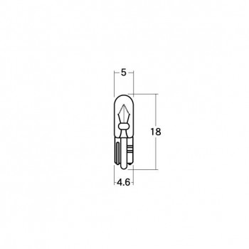 M＆Hマツシマ 白熱電球(2個入) 12v2w T5WB 小 レッド AWB112 RE