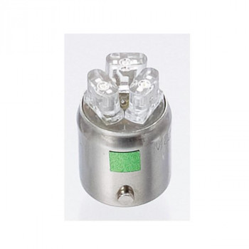 M＆Hマツシマ Lビーム(1個) 12v BA9S グリーン 3LED 拡散タイプ L703F GR