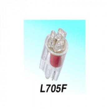 M＆Hマツシマ Lビーム(1個) 12v ウエッジ中 ブルー 3LED 拡散タイプ L705F BL