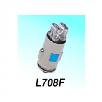 M＆Hマツシマ Lビーム(1個) 12v BA7S ブルー 2LED 拡散タイプ L708F BL