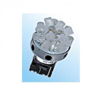 M＆Hマツシマ (1個)12v ウエッジ大ダブル レッド 20LEDスーパーワイドビームL820X