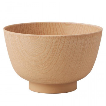 山中塗　京型樽杢目 汁椀 ナチュラル　T-927281