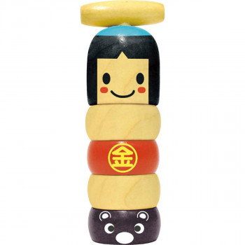 アーテック 金太郎だるま落し(木製玩具) 007699