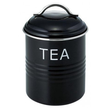 佐藤金属興業　SALUS　保存容器　バーネット　キャニスター　黒　TEA