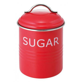 佐藤金属興業　SALUS　保存容器　バーネット　キャニスター　赤　SUGAR