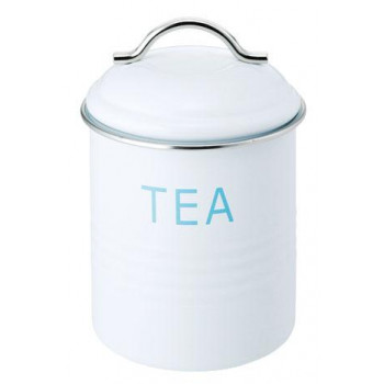 佐藤金属興業　SALUS　保存容器　バーネット　キャニスター　白　TEA