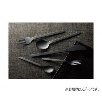 佐藤金属興業　SALUS　機内食カトラリー　スプーン　黒酸化発色
