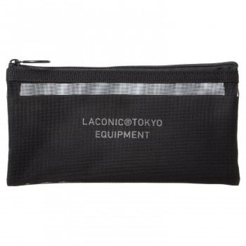 メッシュペンポーチ ナイロン製 黒 LEQ07-100BK
