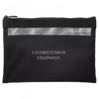 メッシュポーチ Mサイズ ナイロン製 黒 LEQ08-130BK