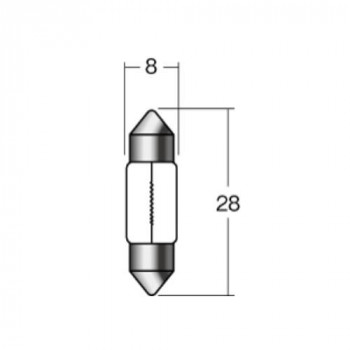 M&Hマツシマ 白熱電球(1個入) 6v5w T8×28 S7/8 1P6264