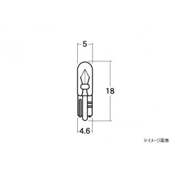 M&Hマツシマ 白熱電球(2個入) 12v2w T5WB 小 AWB112