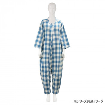 フドーねまきB 厚手 チェックブルー S 106882