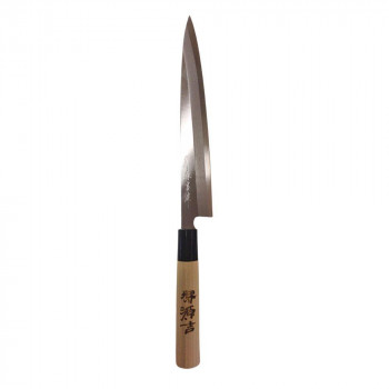 日本製　堺の包丁　堺源吉作　ハガネカスミ　刺身包丁　210mm