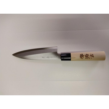日本製　堺の包丁　堺源吉作　ハガネ　舟行　包丁　165mm