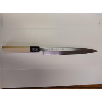日本製　堺の包丁　堺一文字吉国作 白二鋼 柳刃　包丁240mm